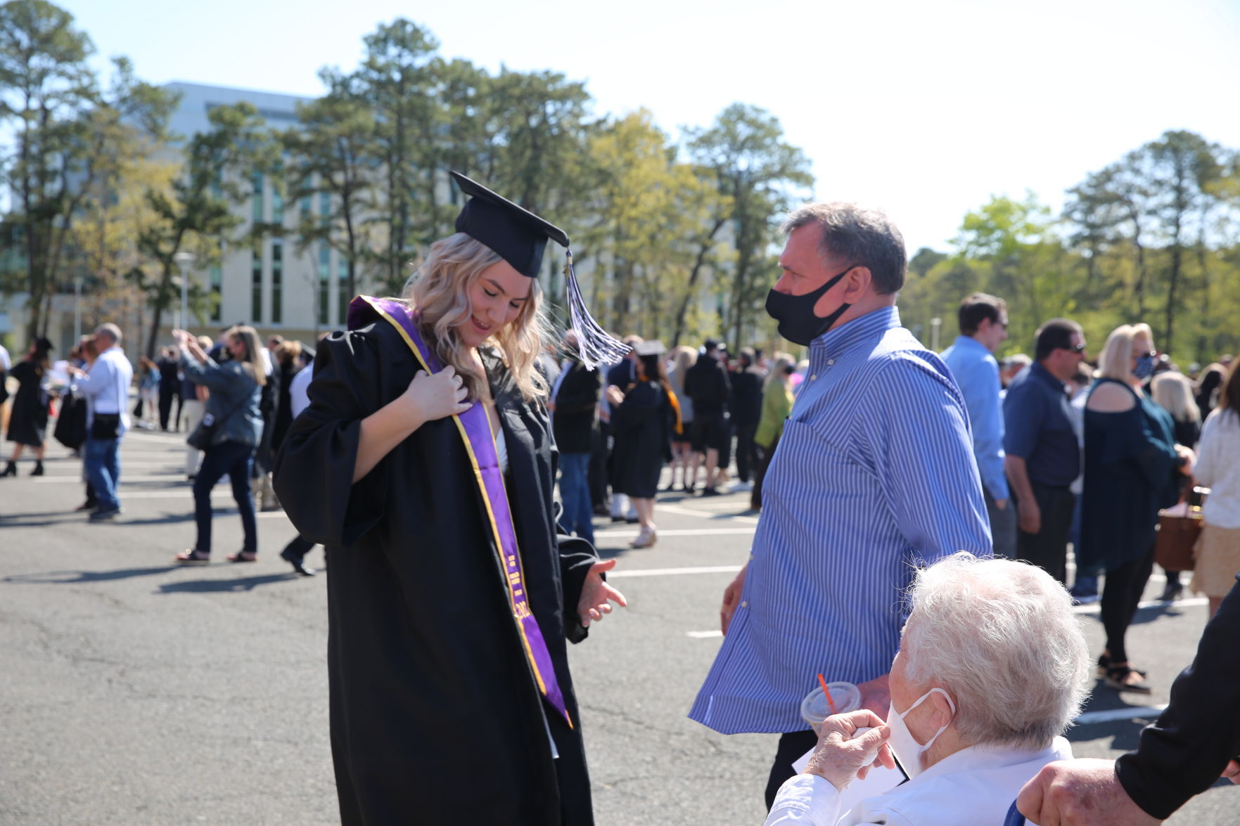 Stockton University commencement Tuesday, May 11, 2021 at the Galloway Township campus